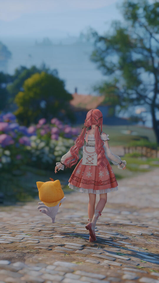 Infinity Nikki and Momo Photo